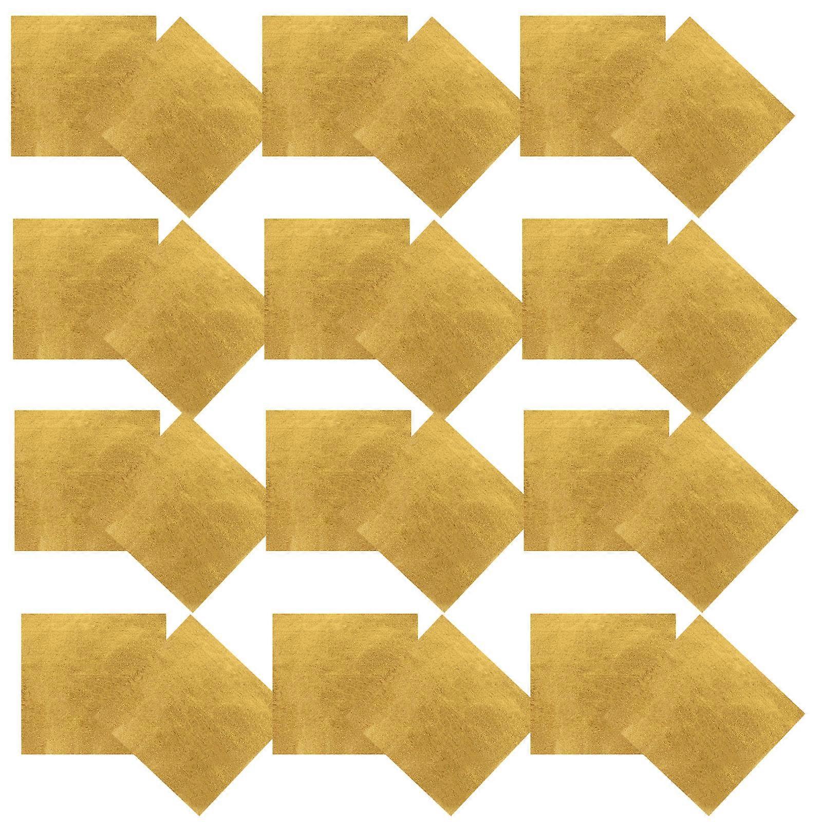 Candy Wrapping Foil Gold Leaf Flakes for Chocolate 300Pcs Pack