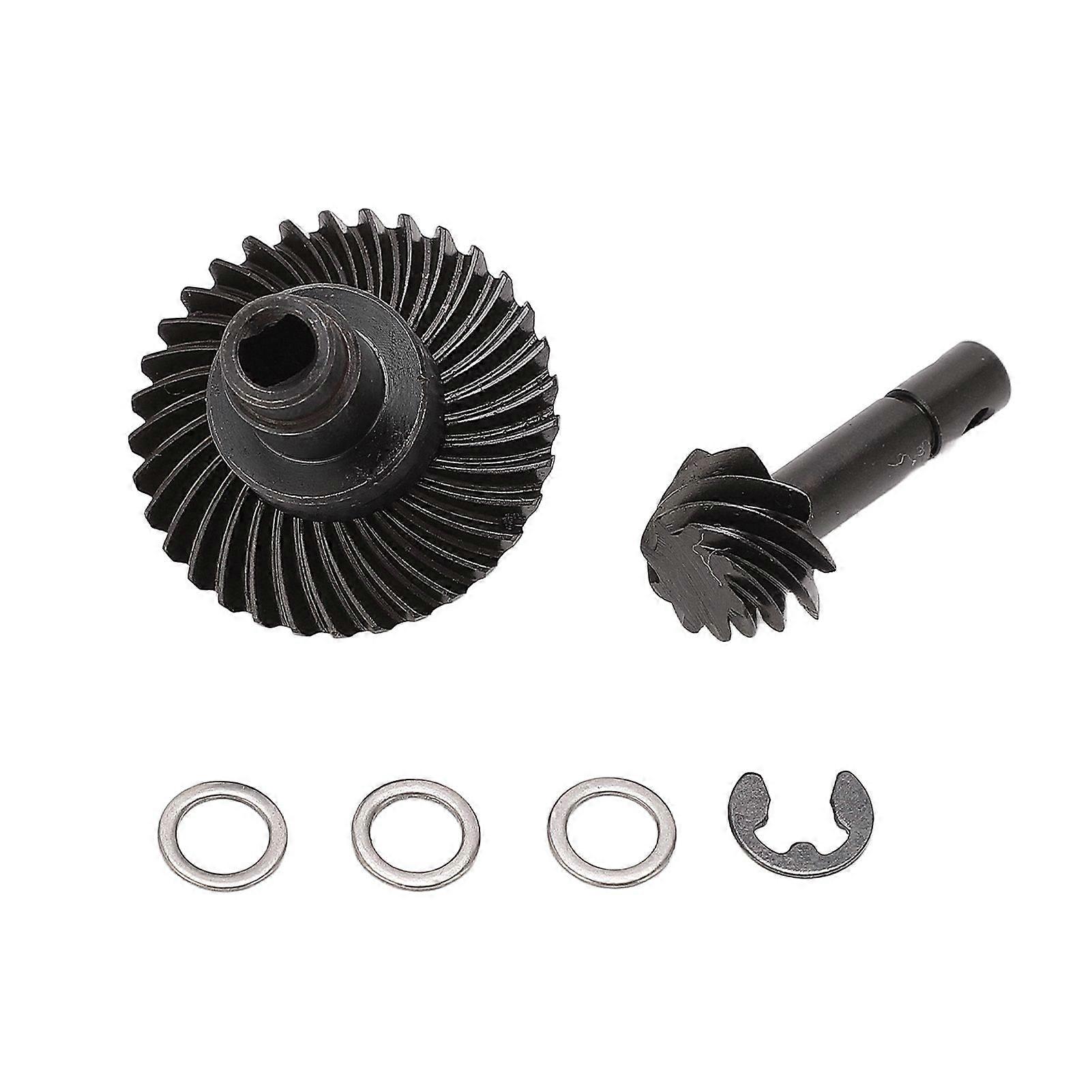 RC Gear 8T 33T Helical Bevel Gears Steel Accessory Replacement Part Set Kit for SCX10