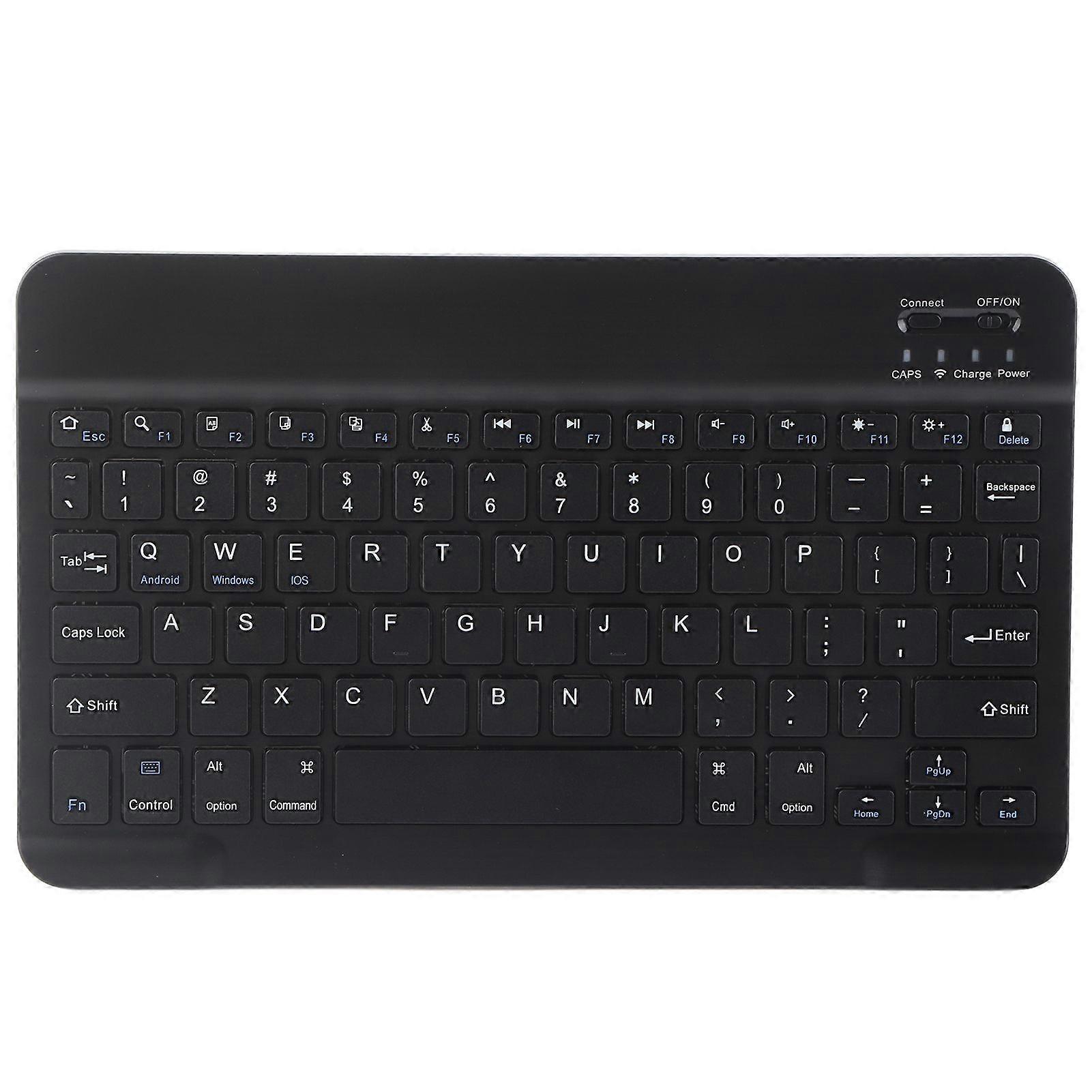 Wireless Bluetooth Keyboard 10Inch Lightweight UltraWide for Android IOS/Windows(Black )