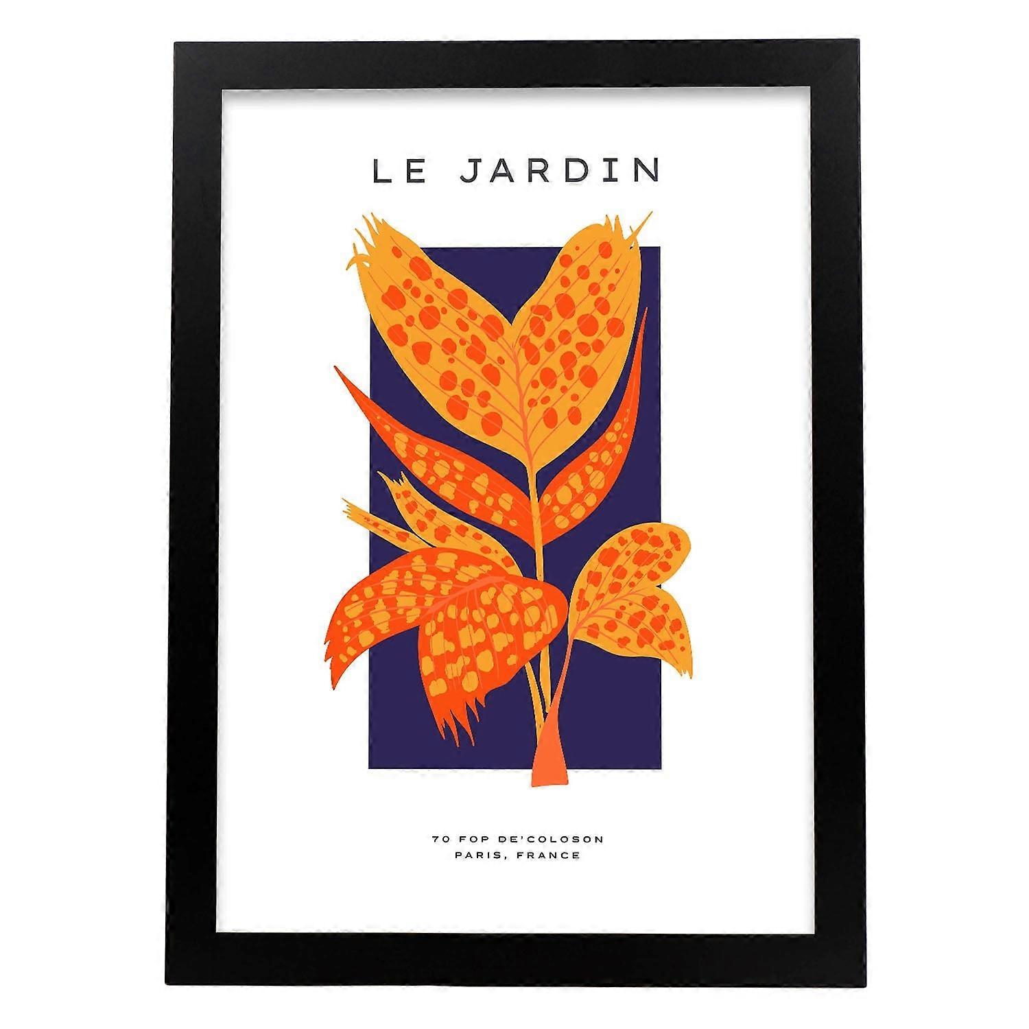 Affiche de bégonia à pois