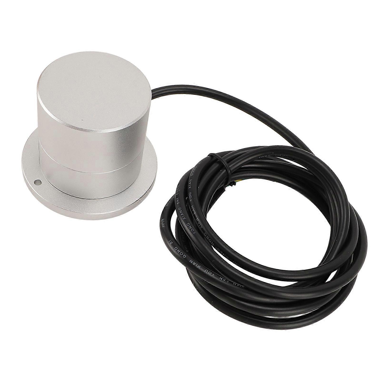 Photoelectric Total Solar Radiation Sensor Transmitter 9 to 30V Aluminum Precise Pyranometer Sunshine Hour Meter with Protective Cover