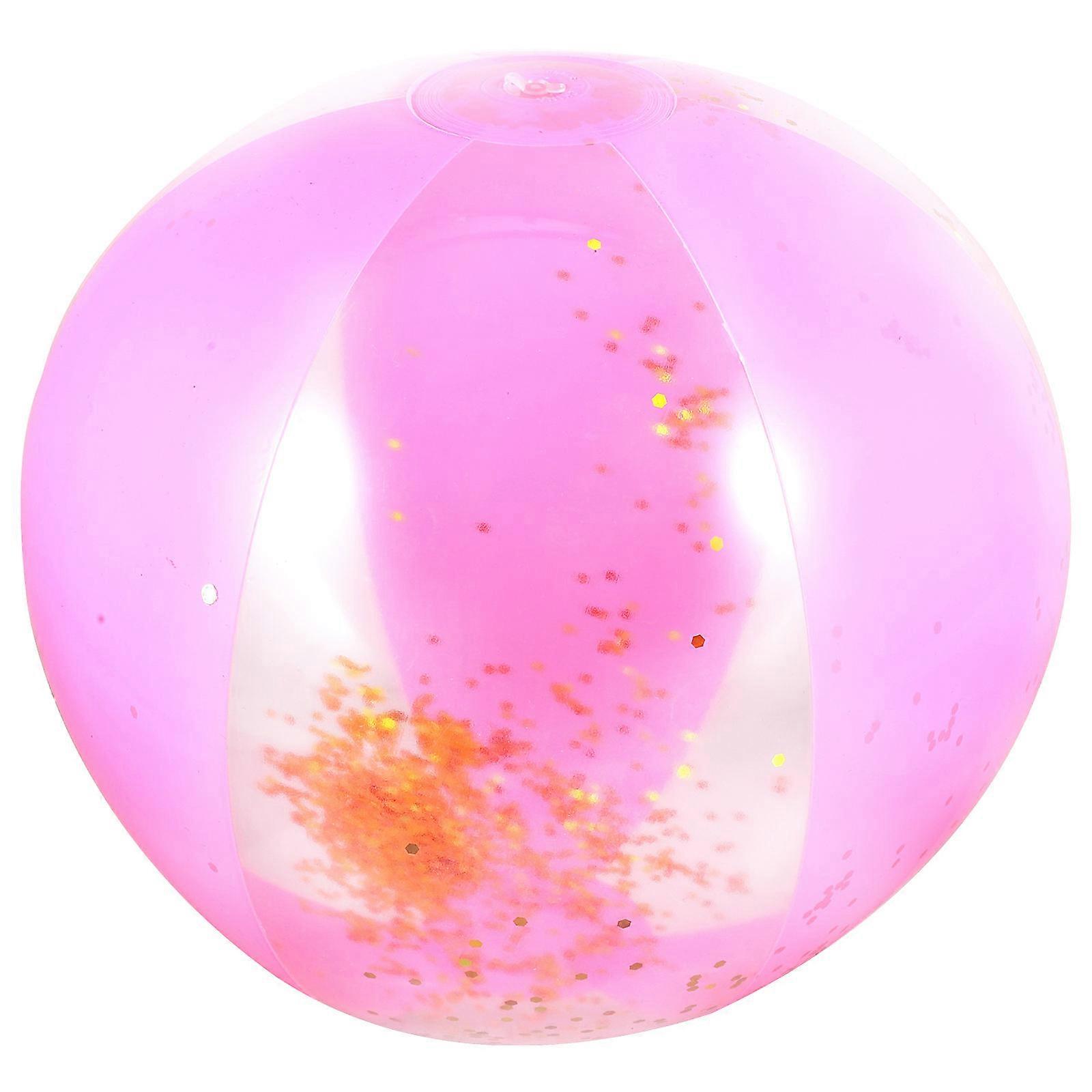 Inflatable Beach Balls Novelty Beach Toys for Pool Games Pink Pvc Material for Summer Pool Party 3Pcs