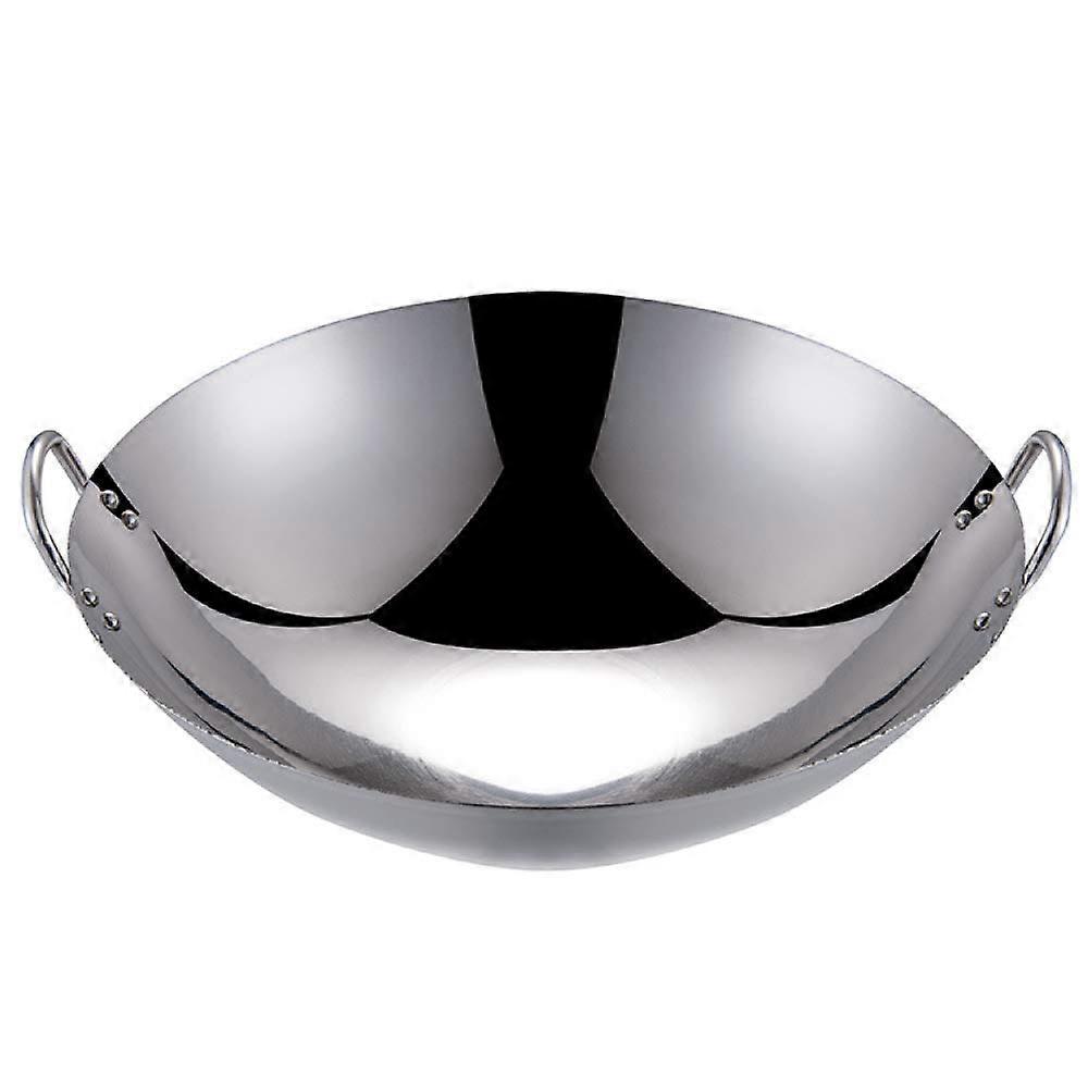 Wok Pan 28cm Professional Large Nonstick Saute Pan With Steel Handle MultiPurpose Kitchen Cookware