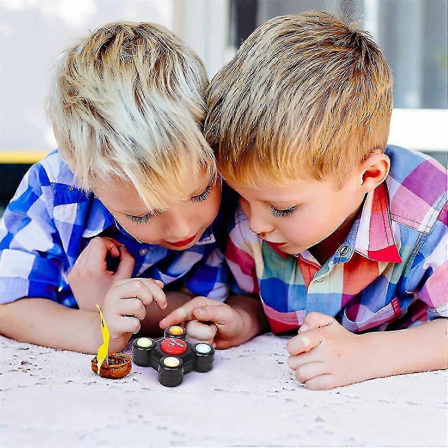 Kids Adult Electronic Memory Game With Lights And Sounds Sequence Remember Challenge Game Brain Teaser Puzzle Portable Travel Toy