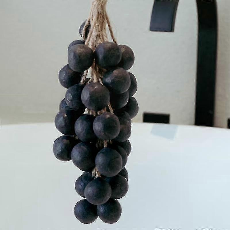 Artisanal Grape-Shaped Soap on Rope for Showering with Natural Cold Process