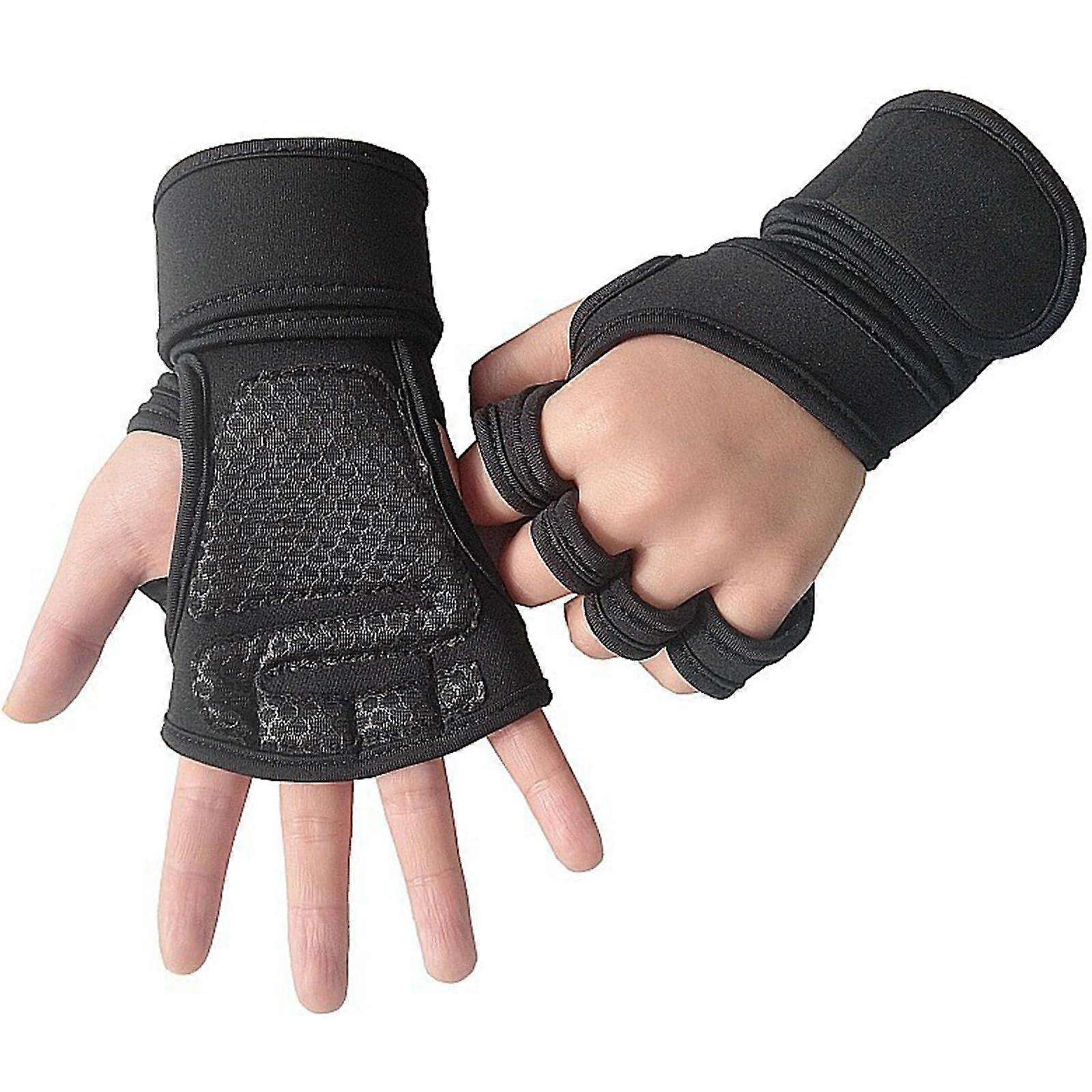 Breathable Anti Slip Workout Gloves For Men Women Gym Training Cycling Rowing Wrist Protection Multiple Sizes Available