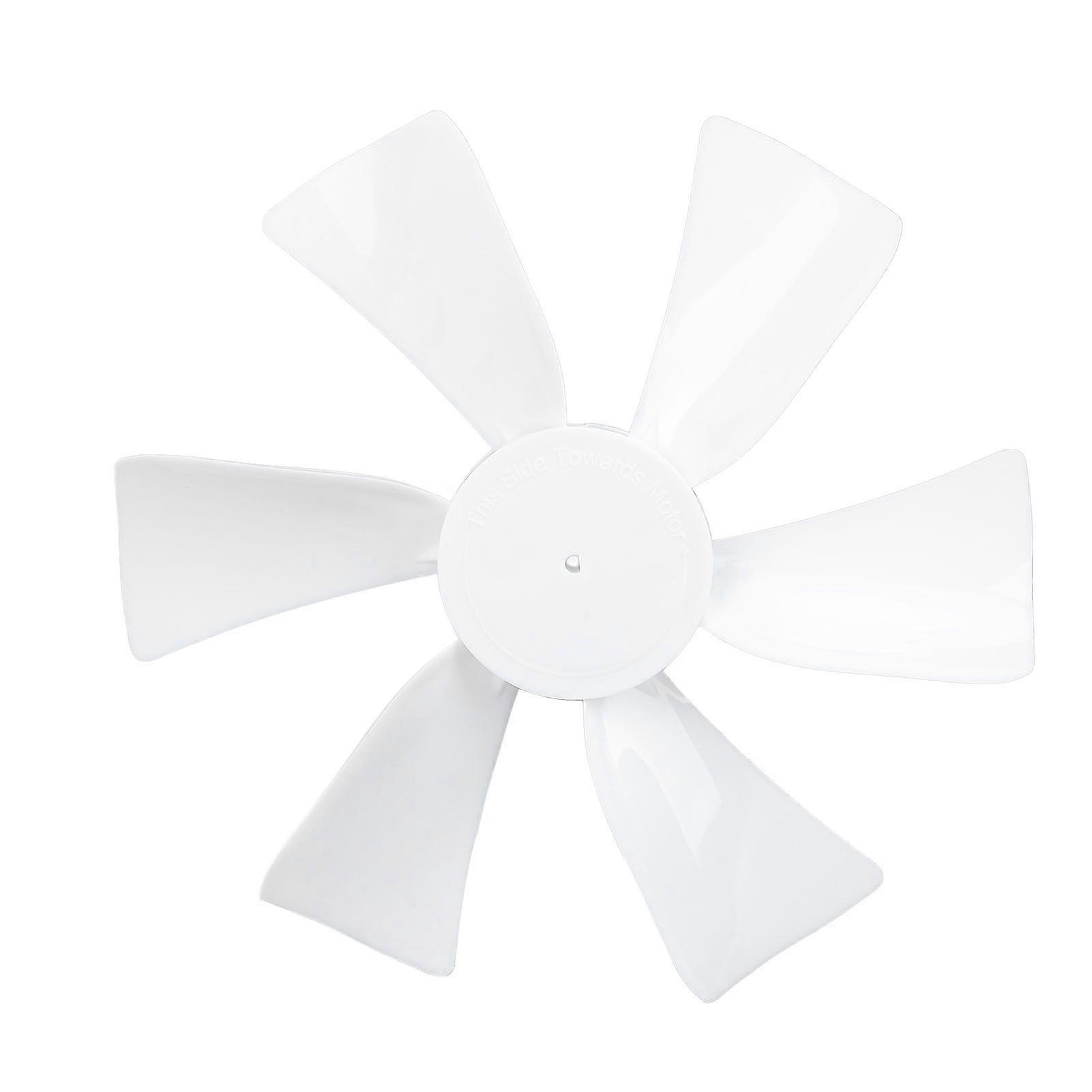 6in RV Vent Fan Blade Improve Air Quality Low Noise Range Hoods Fan Blade for Any 12V Motor with A 0.094in D Shaped Shaft