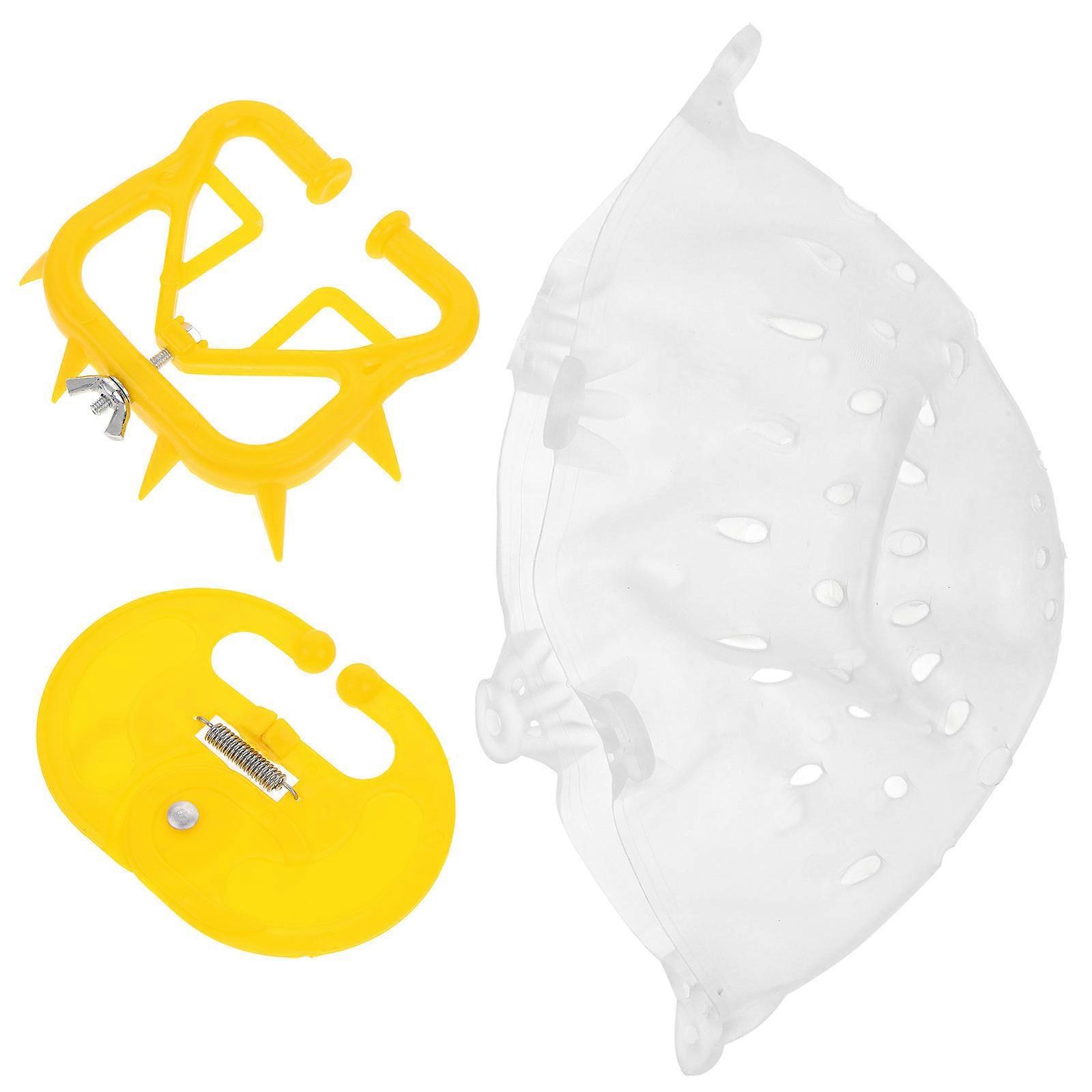 Yellow Cattle Nose Ring Calf Weaner for Efficient Weaning 1Set