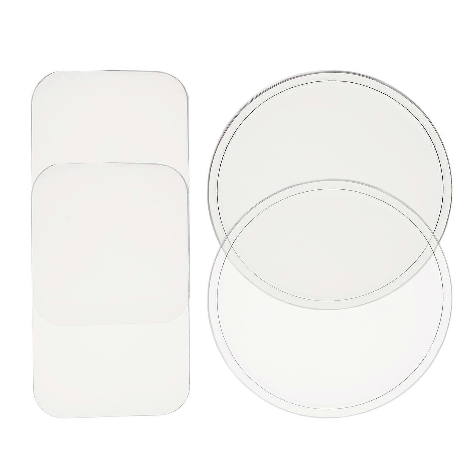 Transparent Eyelash Extension Pad Silicone Lash Tray for Extension 8Pcs
