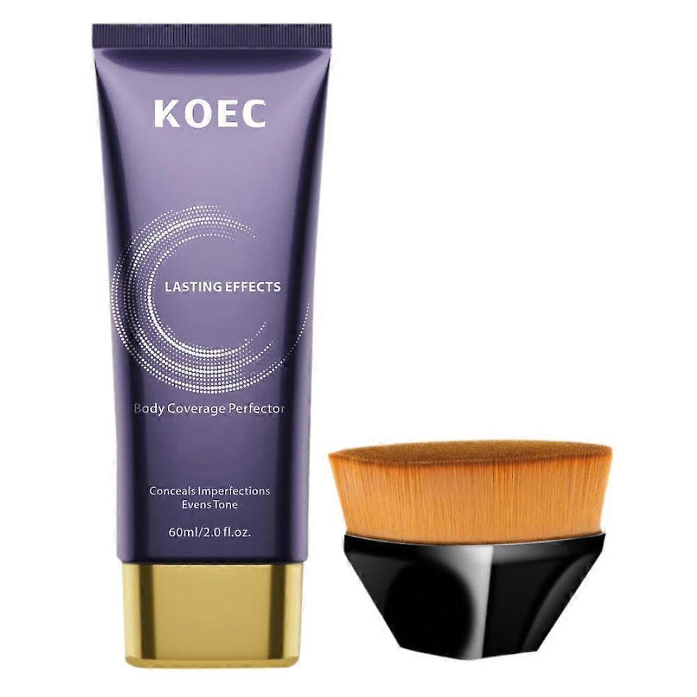 Full Coverage Waterproof Body Concealer Long Lasting Natural Makeup With Brush For All Skin Types