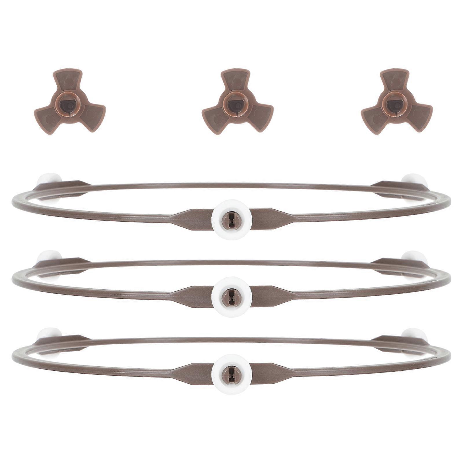 Microwave Turntable Ring for Supporting Use 2Sets Impact Resistant