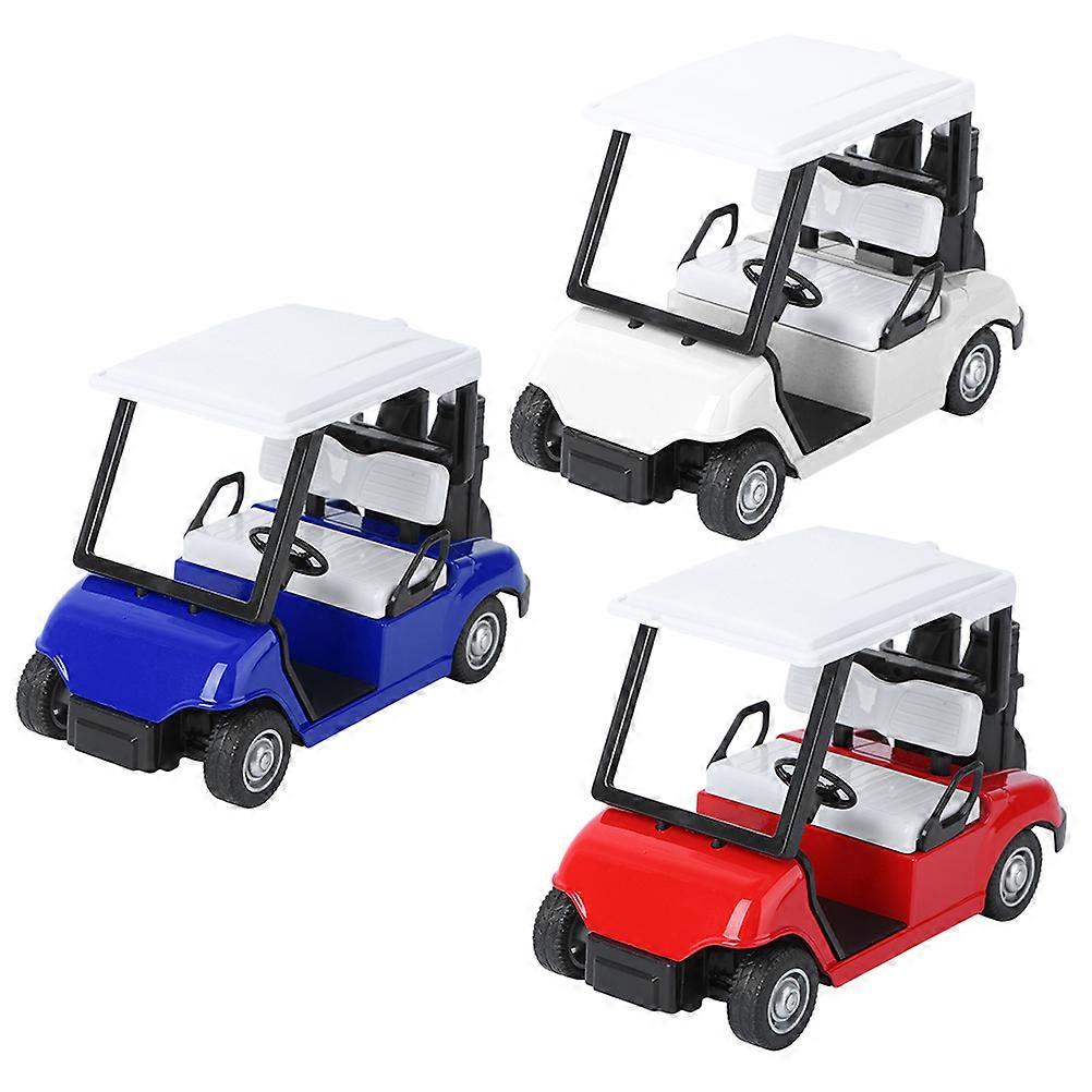 Interactive Golfing Cart Model Toy Vehicle for Children 6Pcs