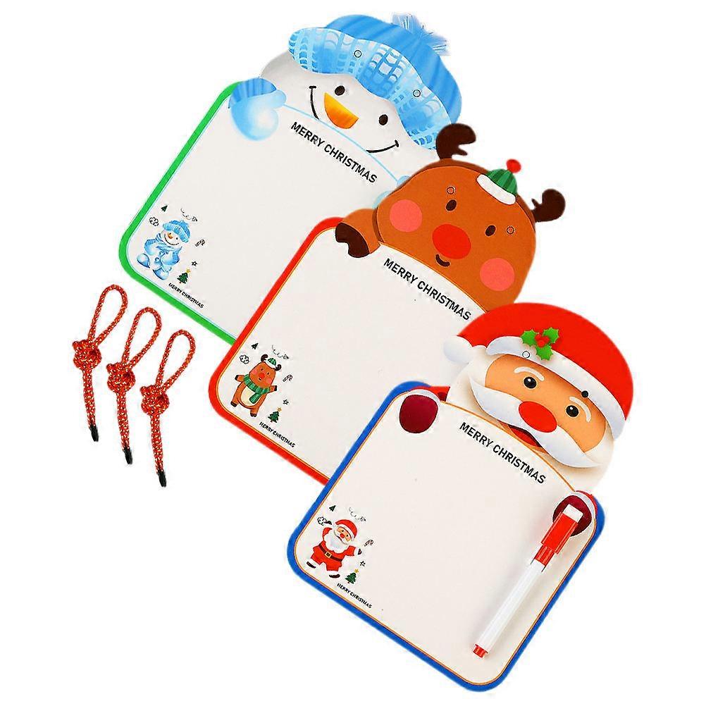 Double-Sided Writing Board for Kids Cartoon Elements with 12Sets
