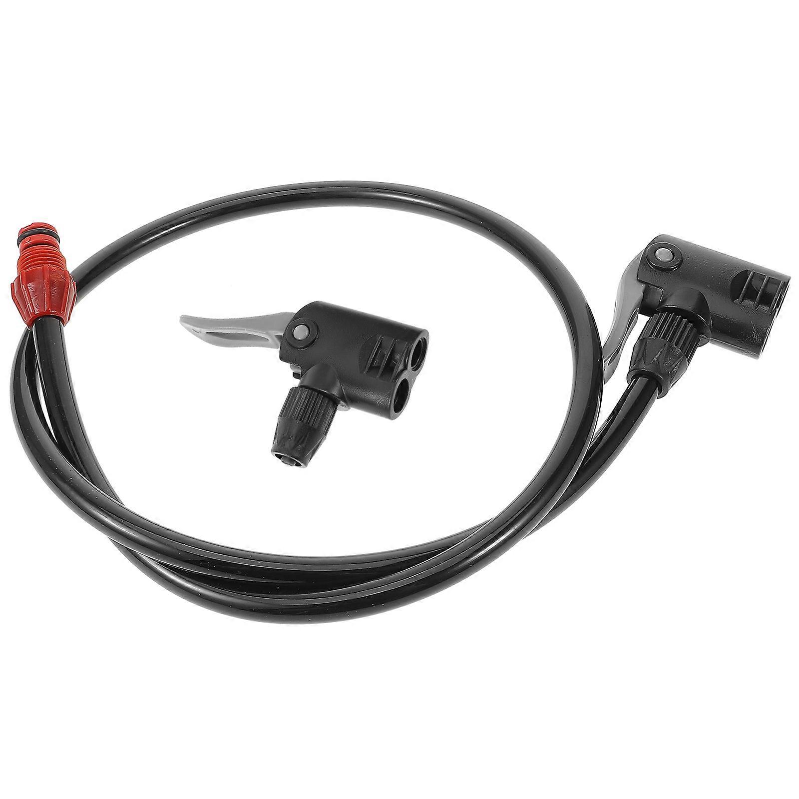 Bike Inflator Hose for Universal Use with 4Pcs Inflator Connect Pipes