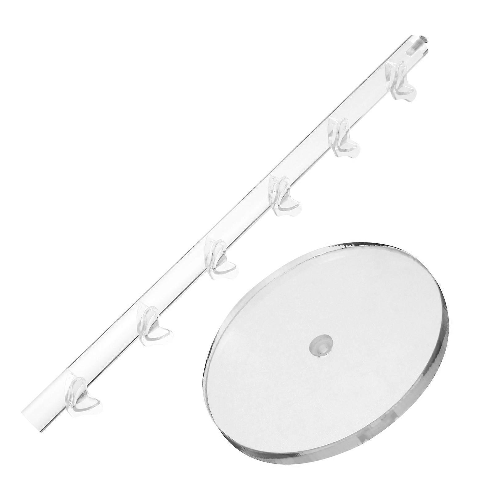 Presbyopia Glasses Display Stand Acrylic Rack for 5Pcs Sunglasses Storage