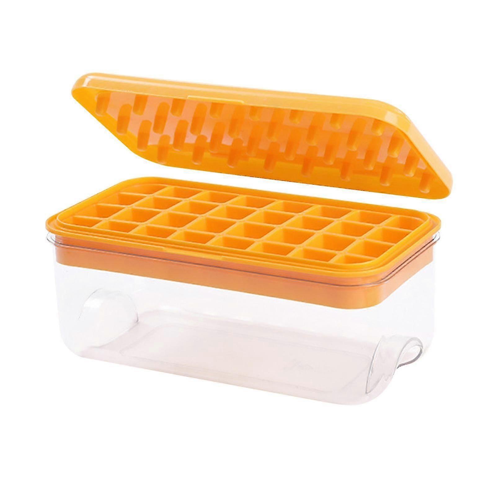 32 Ice Tray Press Silicone Food-grade Ice-making Container Ice Storage Box Ice Ice-making Box