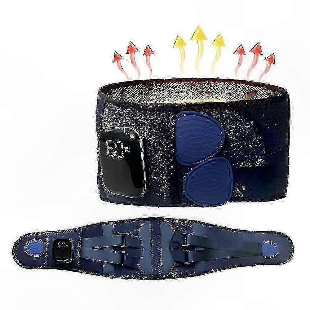 3-in-1 Sciatica Support Belt with Massager, Adjustable Lumbar Wrap for Back Pain Relief