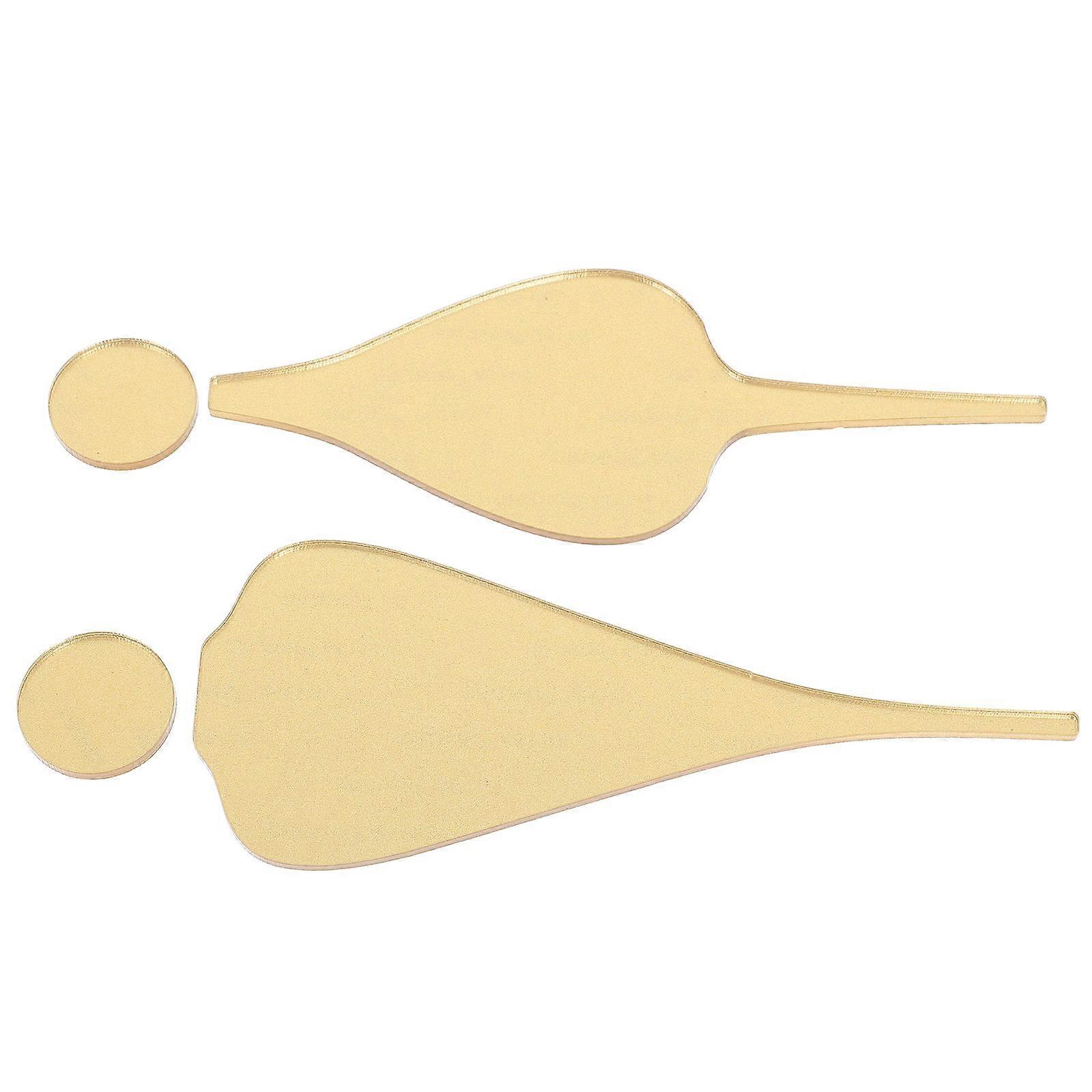 Elegant Bathroom Door Signs 6 Pcs Rectangular Restroom Direction For Public Space Easy Installation Stylish