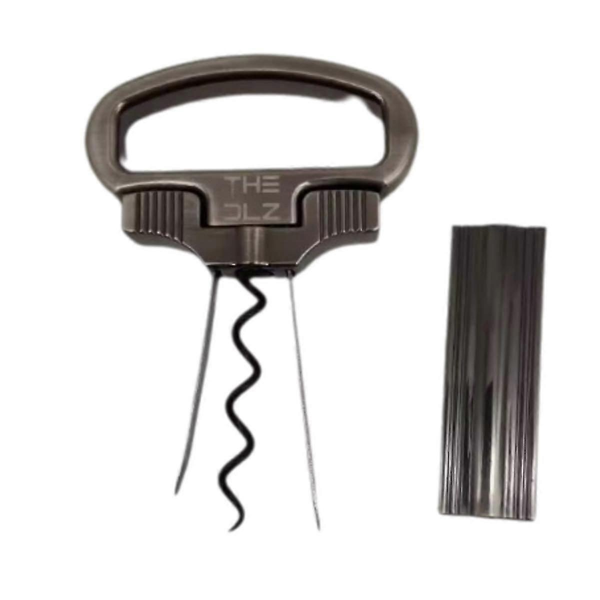 Professional Wine Bottle Opener, 3 in 1 Ah So Multifunctional With Beer Bottle Opener, Bottle Opener for Wine Connoisseurs