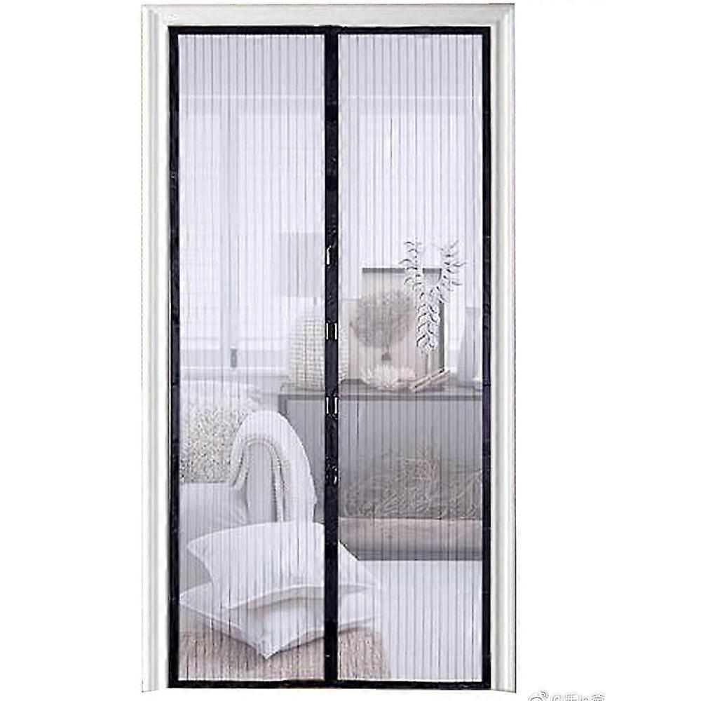 Magnetic Screen Door, Easy Install, Pet Friendly Fiberglass Mesh, Sliding Door Net, Compatible with Standard Doors