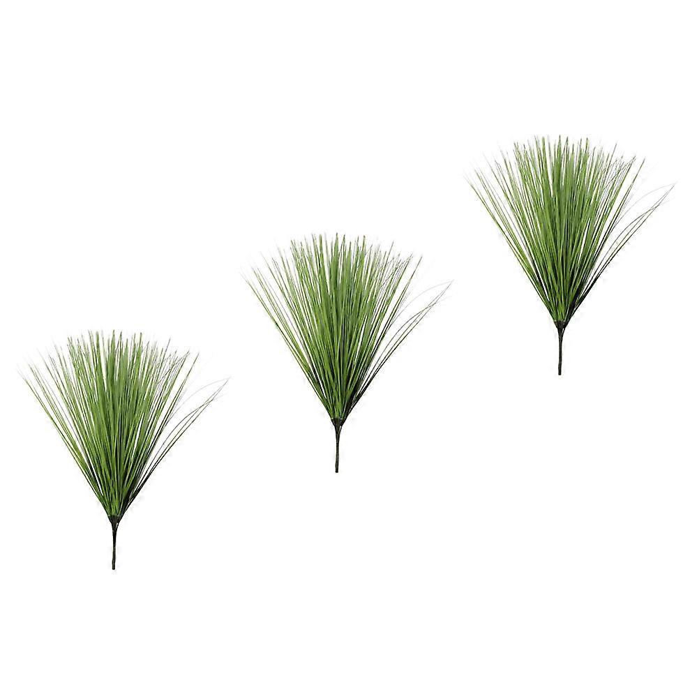Simulation Decorative Grass 3Pcs for Home Decor with Vivid Artificial Green Onion