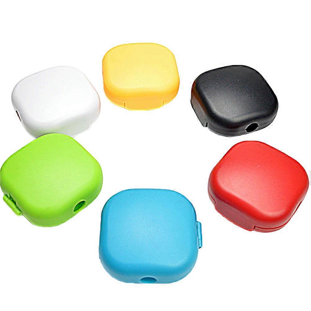 Earbuds Cord Winder Buckle Design for Earphone Use 12Pcs Transparent