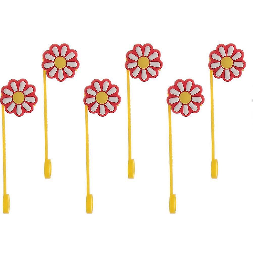 12 Pcs Reusable Straw Covers Cartoon Shape Perfect For Themed Parties 2.95x0.94x0.39 In Splashing Proof