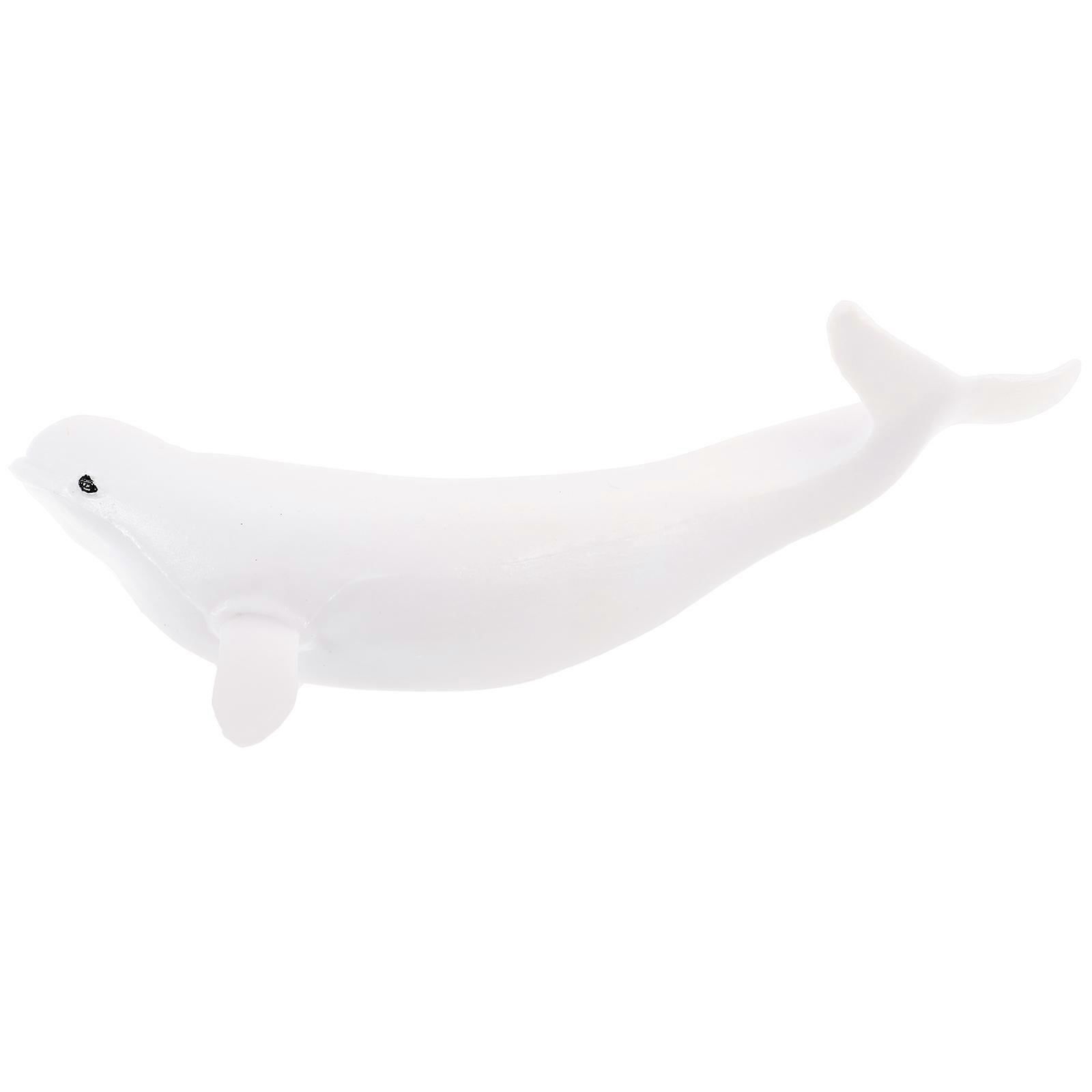 Realistic Whale Figure Plastic Simulation Model for Home Decor 3Pcs