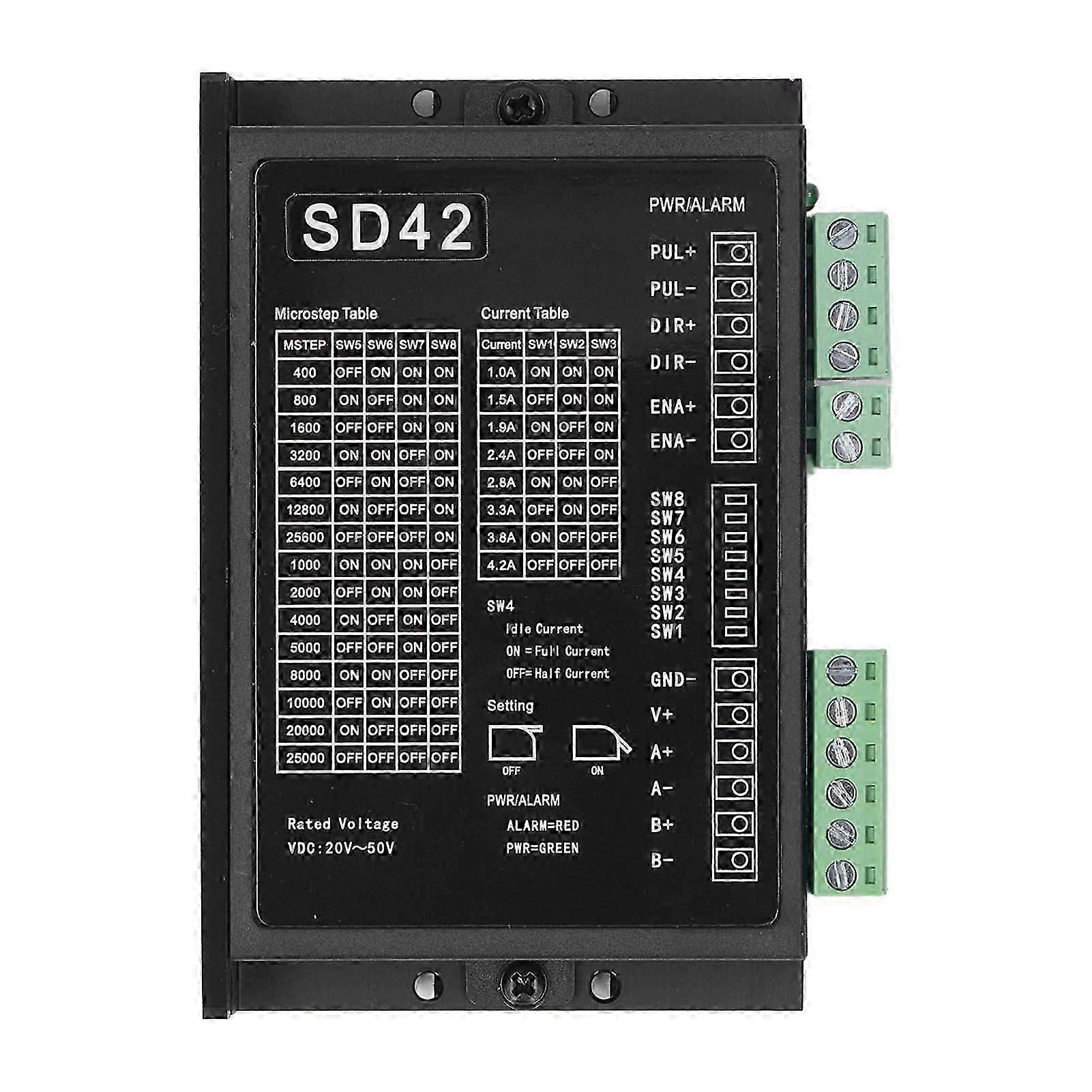 High quality SD42 motor driver DC20V~50V 1.0A~4.2A