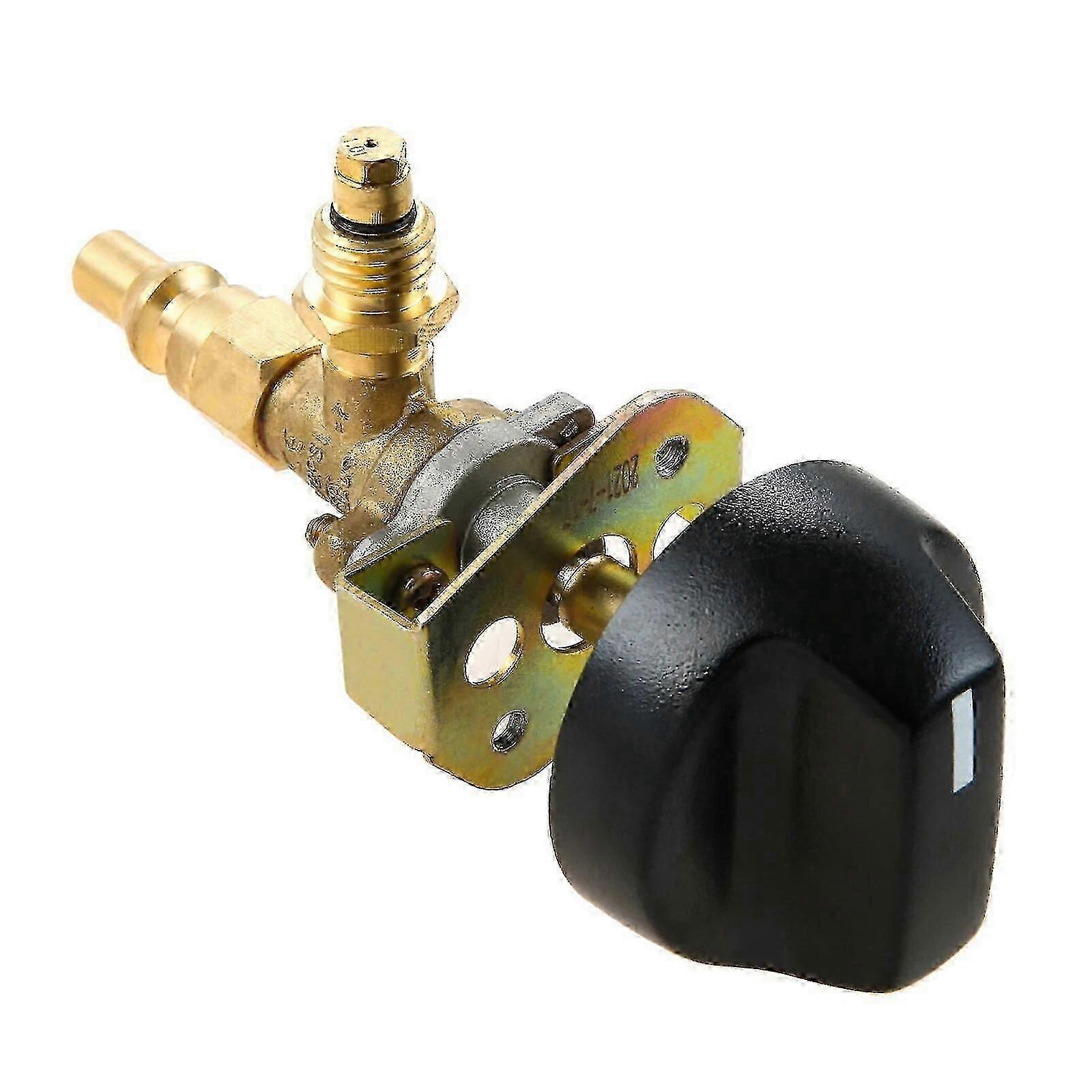 2025 Latest Model Solid Brass Valve Control Knob with 1/4 Quick Connect Plug -