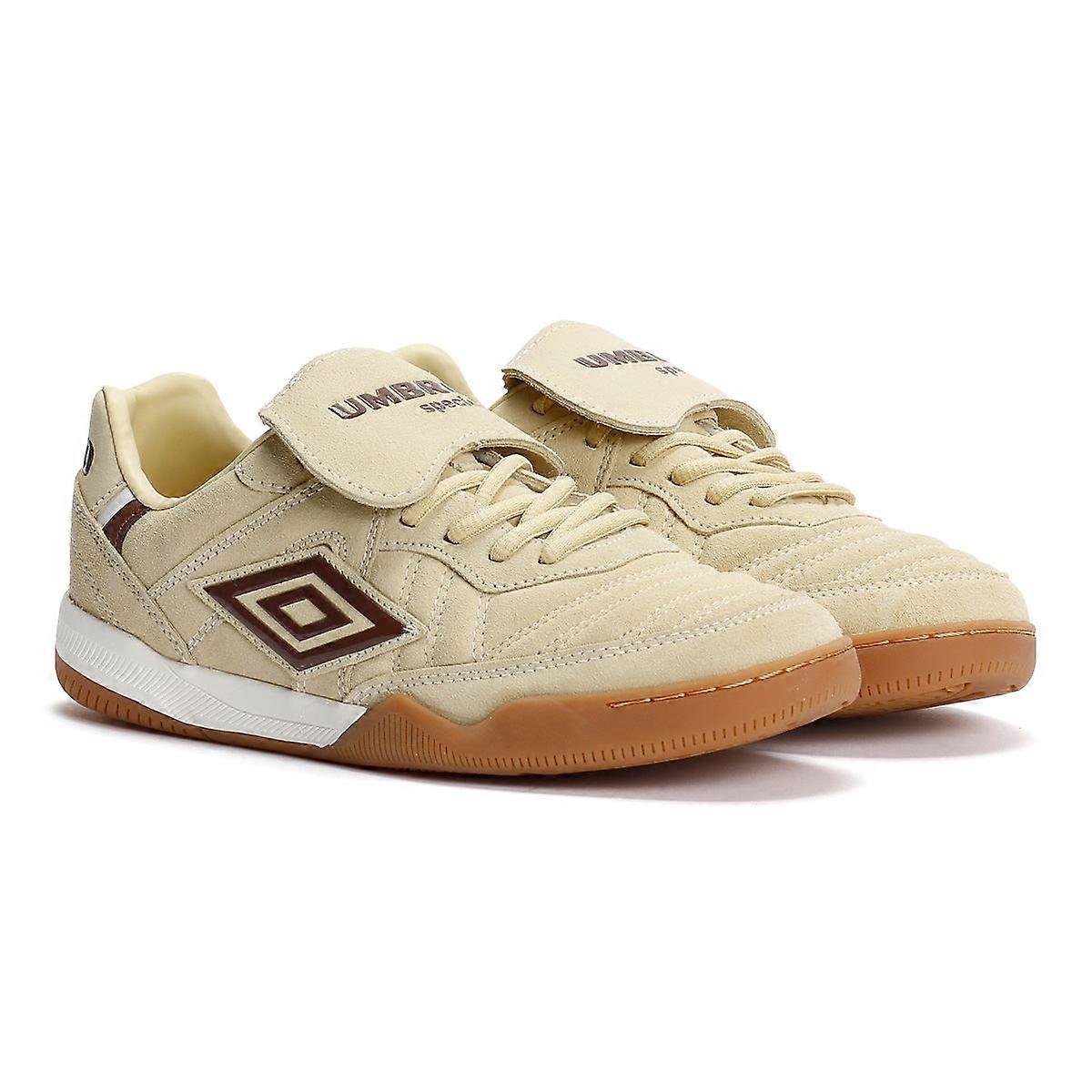Umbro Speciali TR Suede Cream/Dark Brown/White Trainers