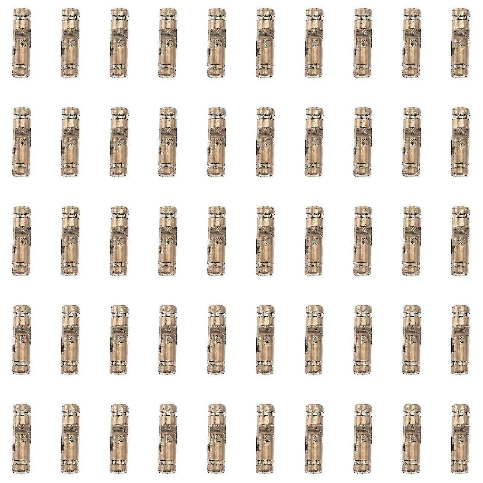 50 Pcs Mini Hinges Case Hinges Cylindrical Hinges Automatic Hinges Box Hinges