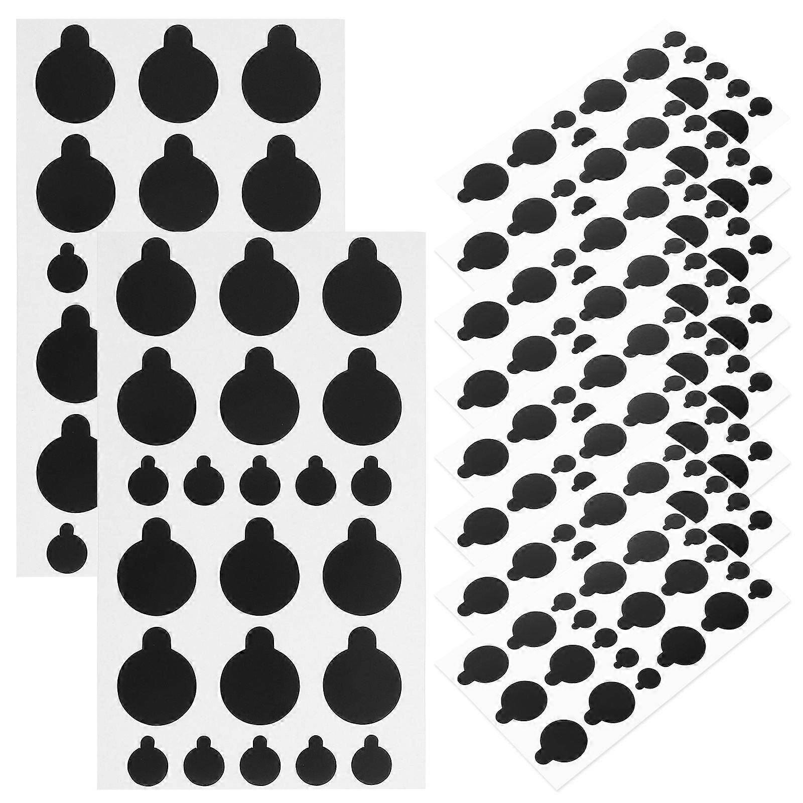 Black Cover Stickers for 30 Sheets Set