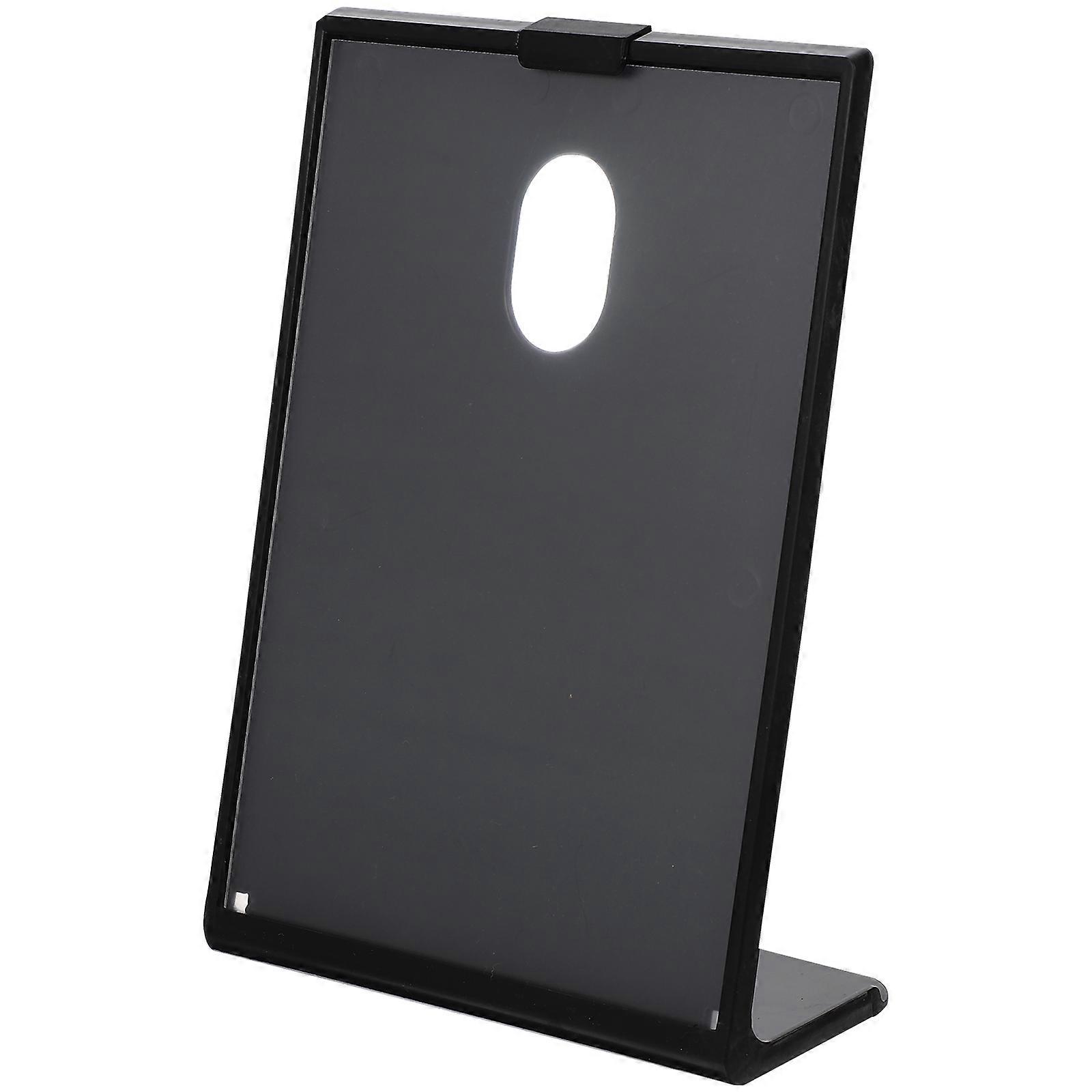 Qr Code Display Stand Tabletop Sign Holder for Home Use Black Plastic