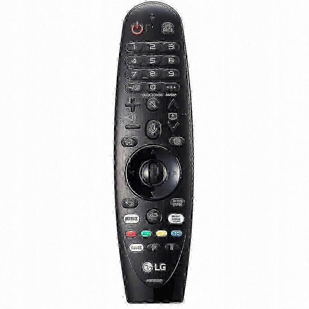 Universal Smart TV Remote Control Replacement, Black, Compatible with Multiple Models