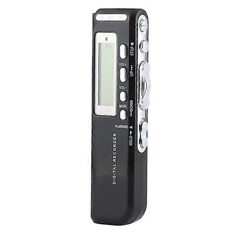 For 4gb Digital Voice Recorder Dictaphone Mp3 Player Support Telephone Recording Vox Functionblackbl