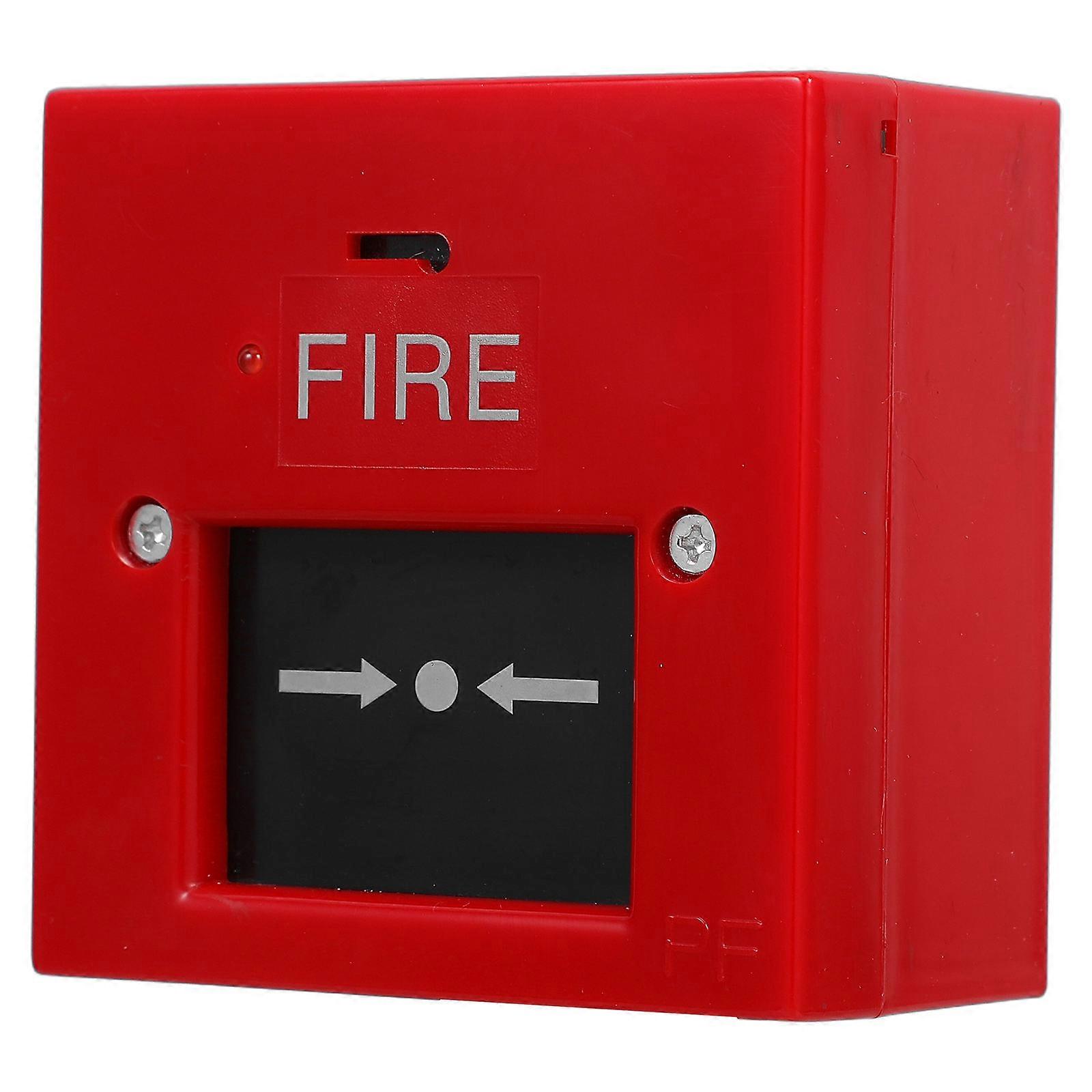 Emergency Fire Alarm Wired Security Button with Glass Break 4Pcs Pack