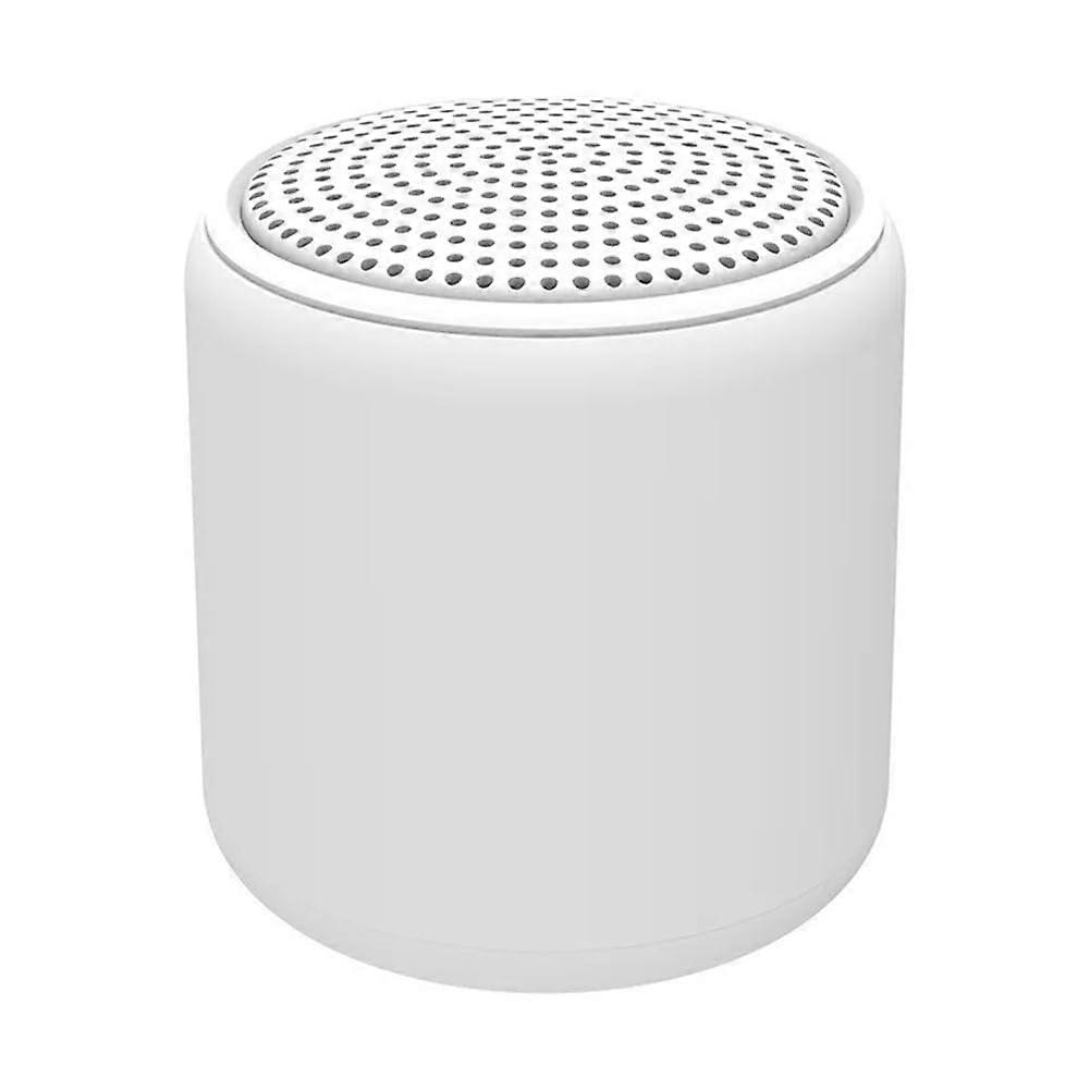 Portable Bluetooth Speaker Matte White With White Noise Sound Machine For Sleep Mini Travel Size