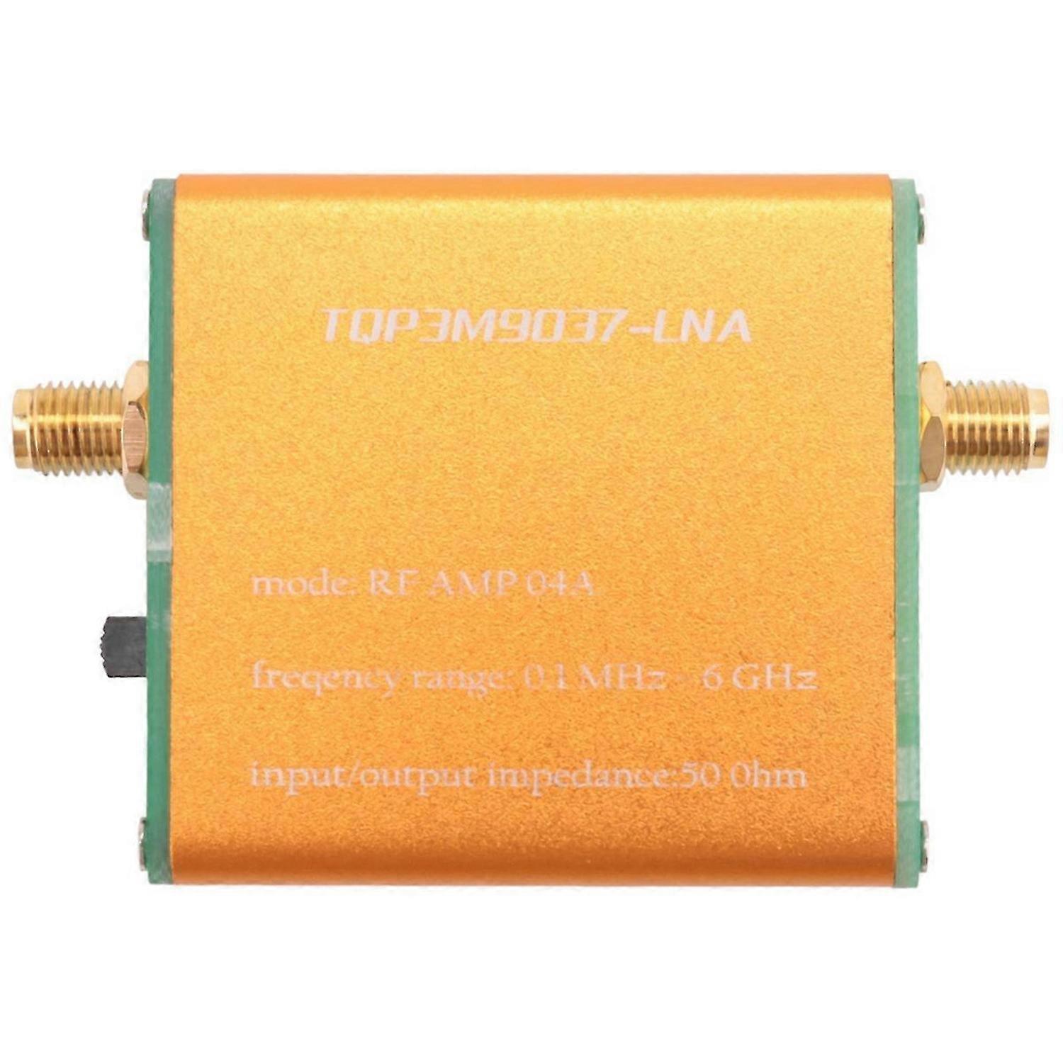 100K-6GHz All Band Amplifier HF FM VHF UHF RF Preamplifier High Linearity Ultra-Low Noise Gain Ampli