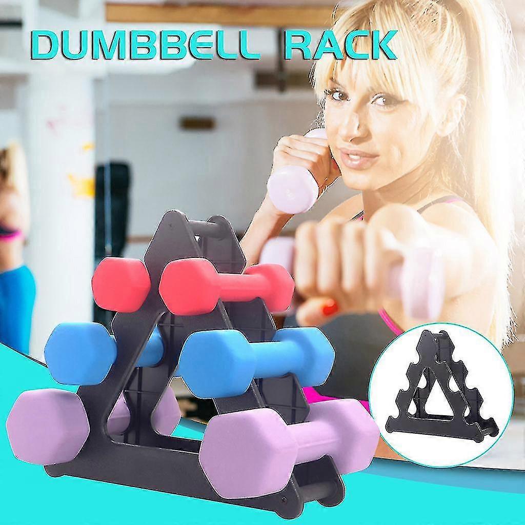 Dumbbell Rack Stand 3 Tier Dumbbells Hand Weights Sets Holds 30 Pounds