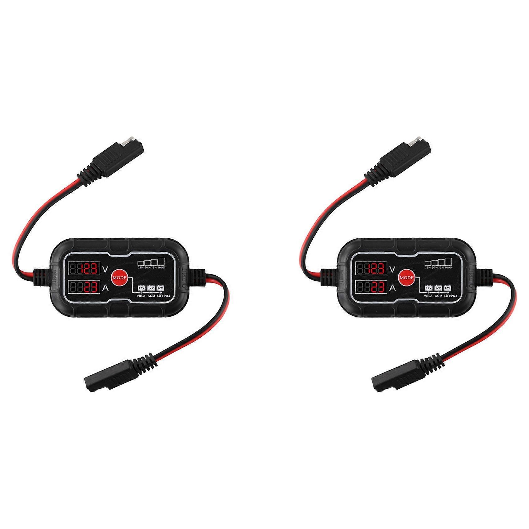 2X 10A 12V Lithium Battery LCD Digital MPPT Solar Charge Panel Controller Regulator Home Improvement Solar