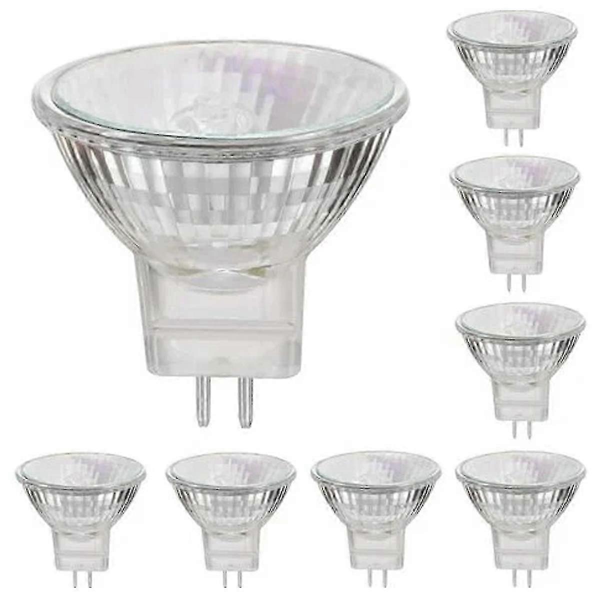 GU4 Sockel 12V 35W Halogenlampen 2800K Warmweiß, dimmbar, 8er Pack