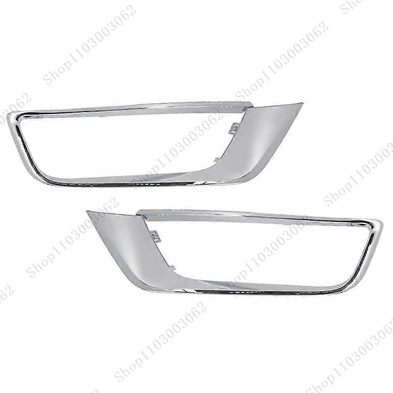 Applicable to Front Bumper Fog Lamp Frame Bright Strip Fog Light Frame Decorative Strip Accessories For Lincoln Nautilus 2019 2020 2021