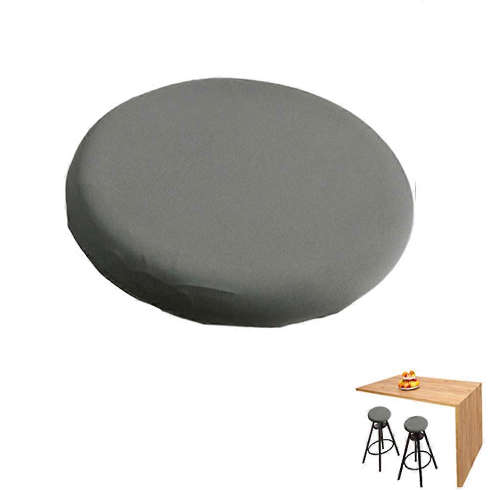 Tvättbar stretch rund barstolsdyna