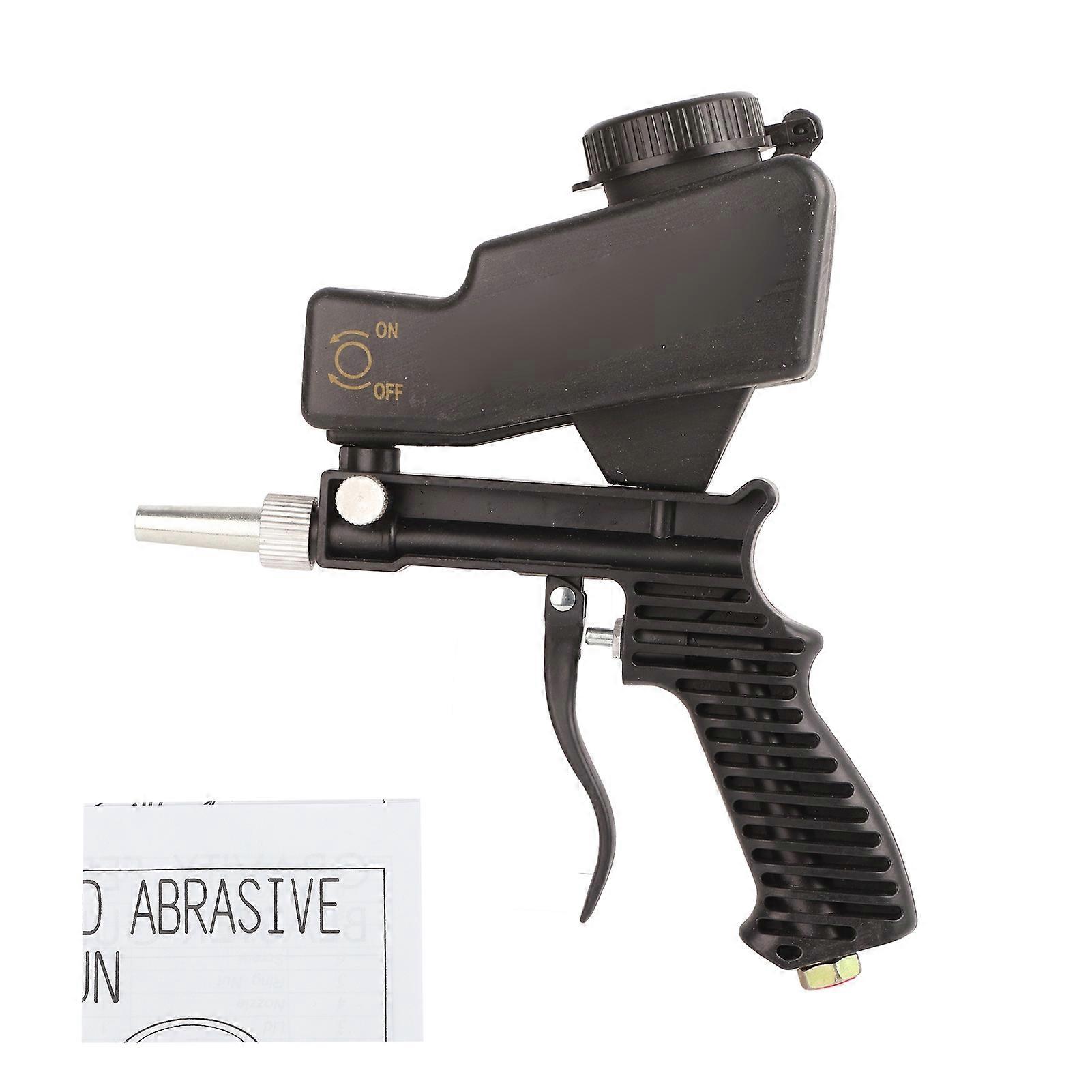 Small sandblasting gun for automotive - Portable gravity feed sandblaster