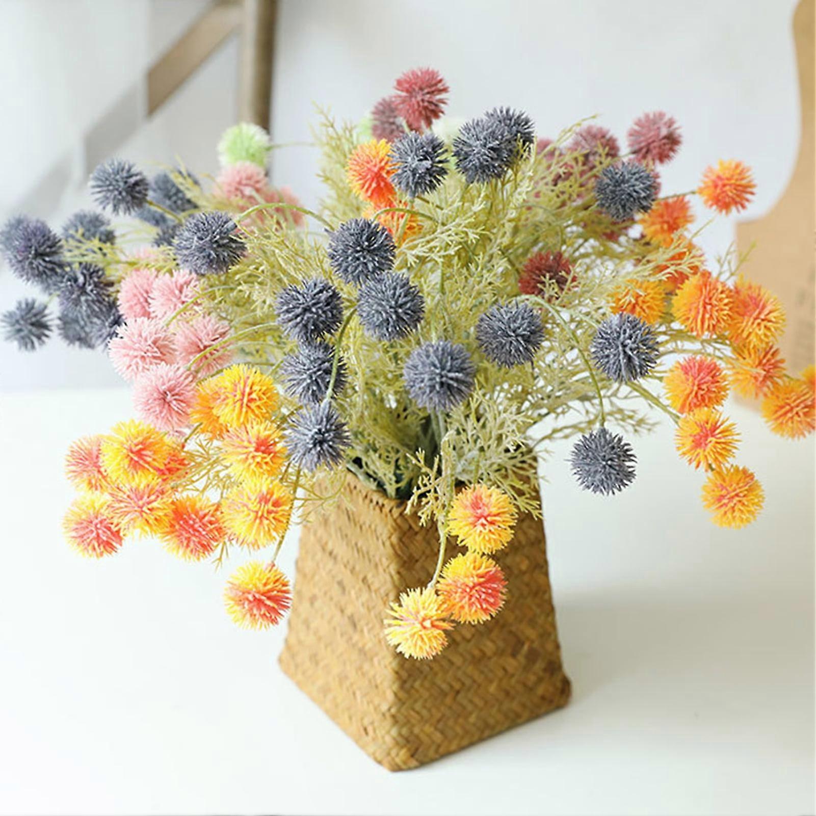 Hesroicy Artificial Flower Not Wither No Need to Water Realistic Fadeless Home Pretty Simulation Bayberry Ball for Wedding
