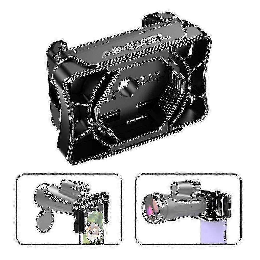 Universal phone adapter for APEXEL F002, works with binocular and monocular
