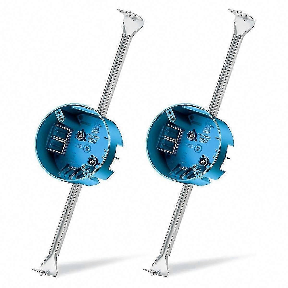 2 Pcs Adjustable Ceiling Fan Brace Electrical Box 1425-225 Inch Support Bar for Secure Mounting