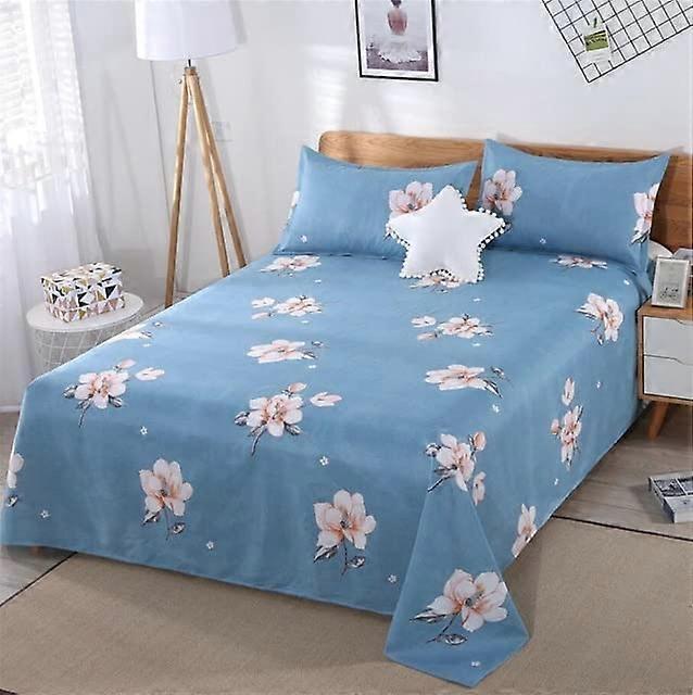 Bed Sheet Polyester Cotton Flat Sheet Modern Home Textile Queen Size King Size Single Size Bed Linens Bedspread