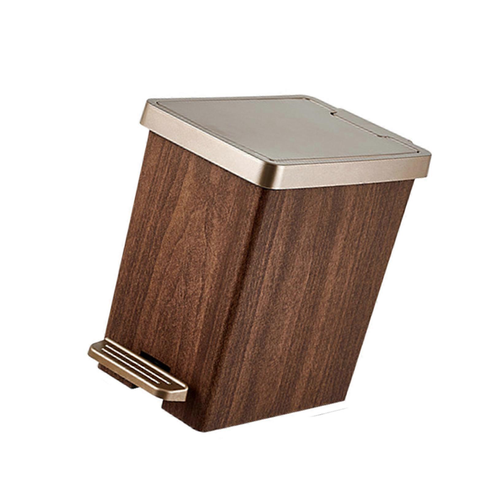 Household Trash Can with Foot Pedal Garbage Can Large Capacity Trash Bin Garbage Bin for Kitchen Multicolor